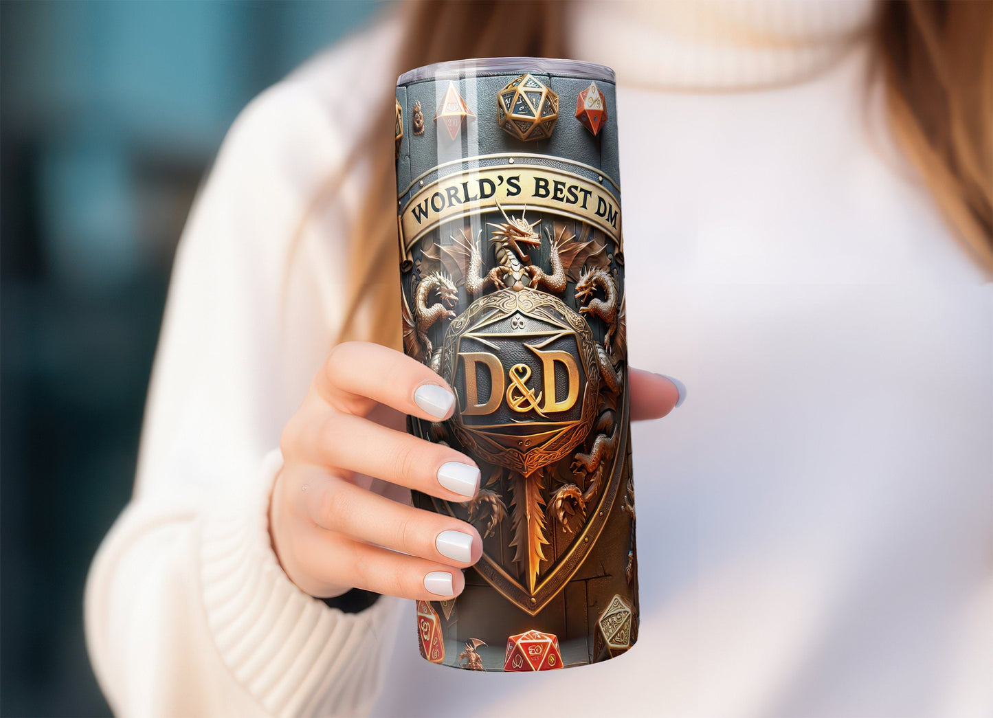 D&D printed 20oz tumbler