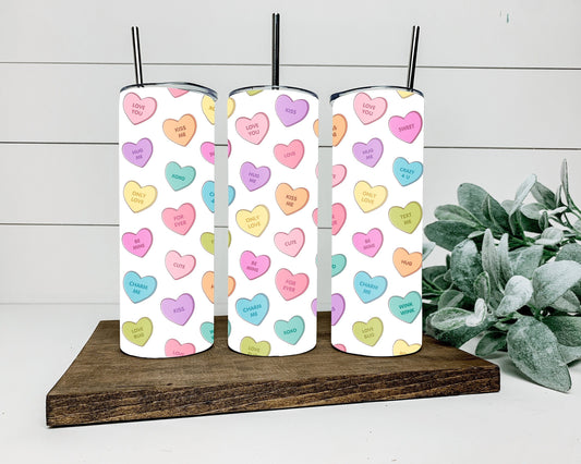Heart Tumbler valentines