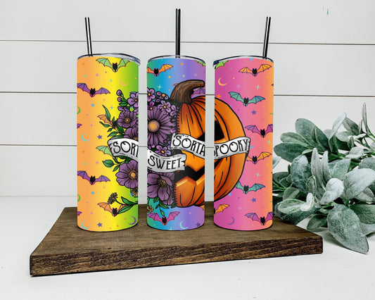 sorta sweet sorta spooky tumbler