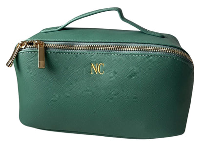 Embroidered Initial Make up Bag, Personalised Monogram Bag