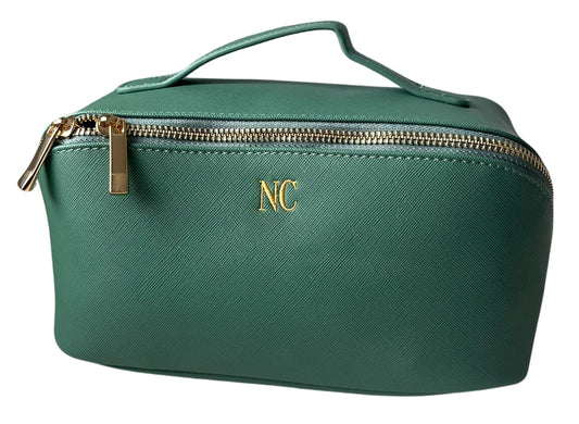 Embroidered Initial Make up Bag, Personalised Monogram Bag