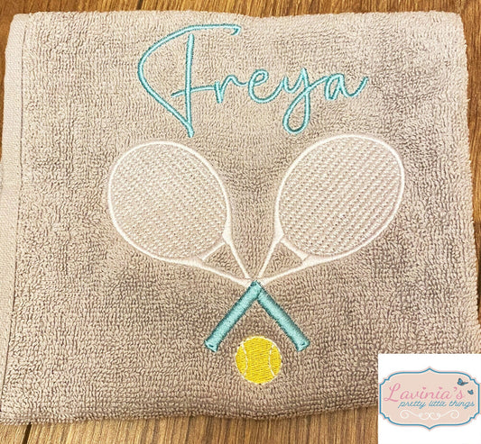 Personalised Tennis Sports Towel