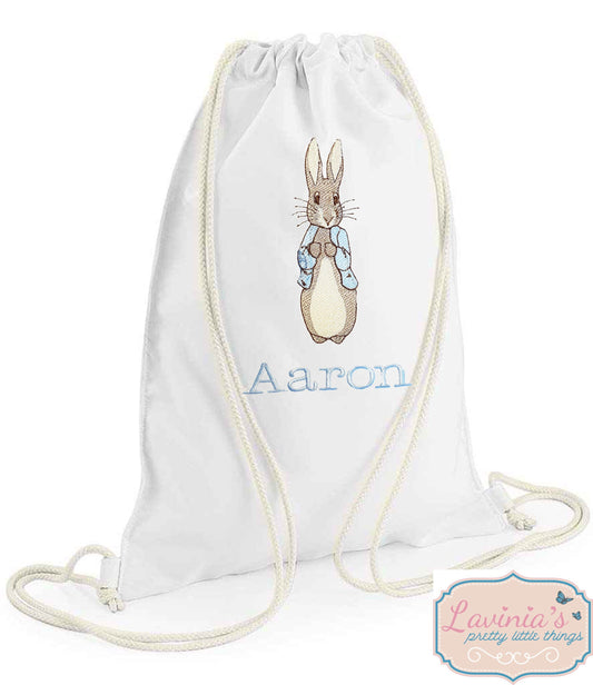 personalised-embroidered-rabbit-drawstring-bag-pe-bag-childrens-school-bag