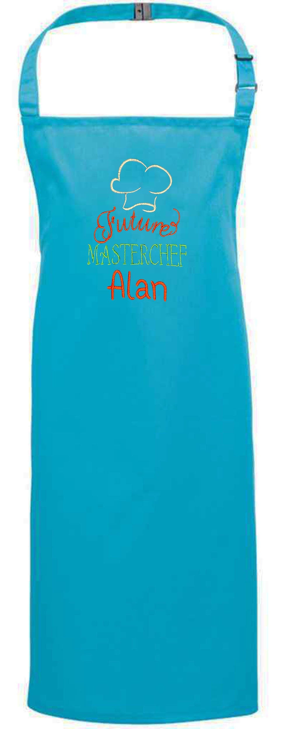 Personalised Children's Apron, Embroidered Future Master Chef