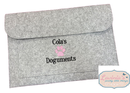 Personalised Dog Folder