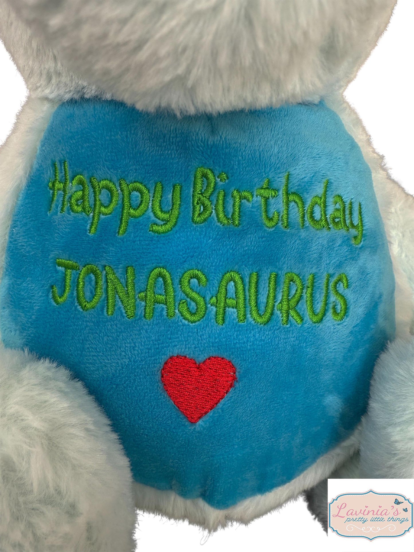 Personalised Dinosaur Birthday Teddy Bear