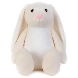 Personalised Bunny Teddy Bear – Custom Name & Birthdate, Newborn Gift