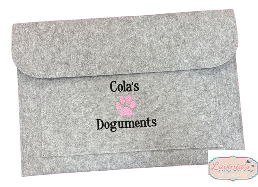 Personalised Dog Folder