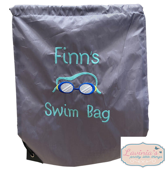 Boys Personalised Swimming PE Bag