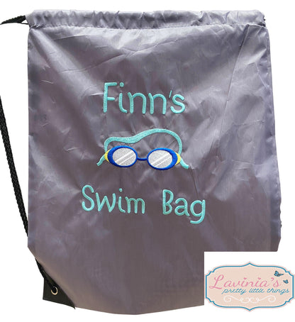 Boys Personalised Swimming PE Bag