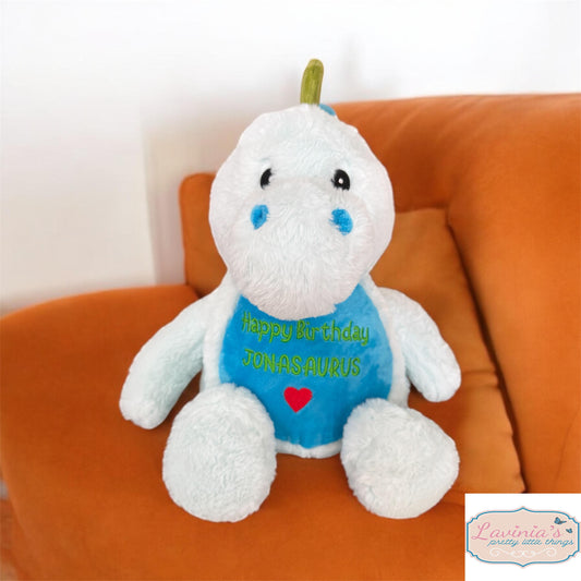 Personalised Dinosaur Birthday Teddy Bear