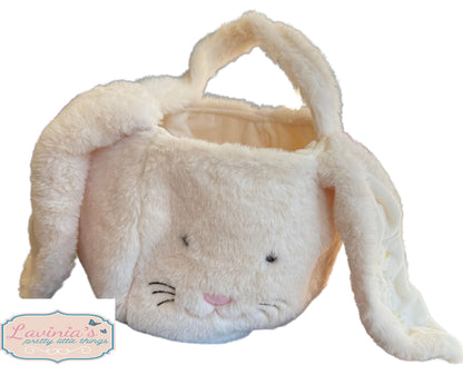 Personalised Easter Basket with embroidered name
