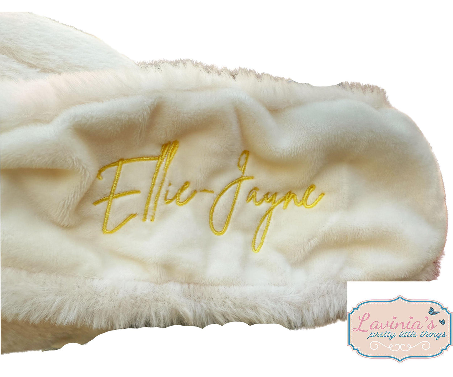 Personalised Easter Basket with embroidered name