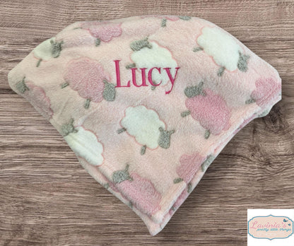 Personalised New Born Baby Blanket