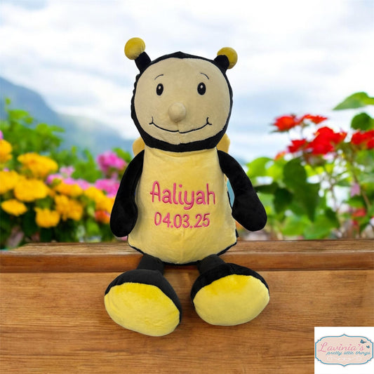 Personalised Bumble Bee Teddy Bear