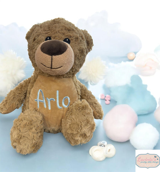 Personalised Brown Teddy Bear