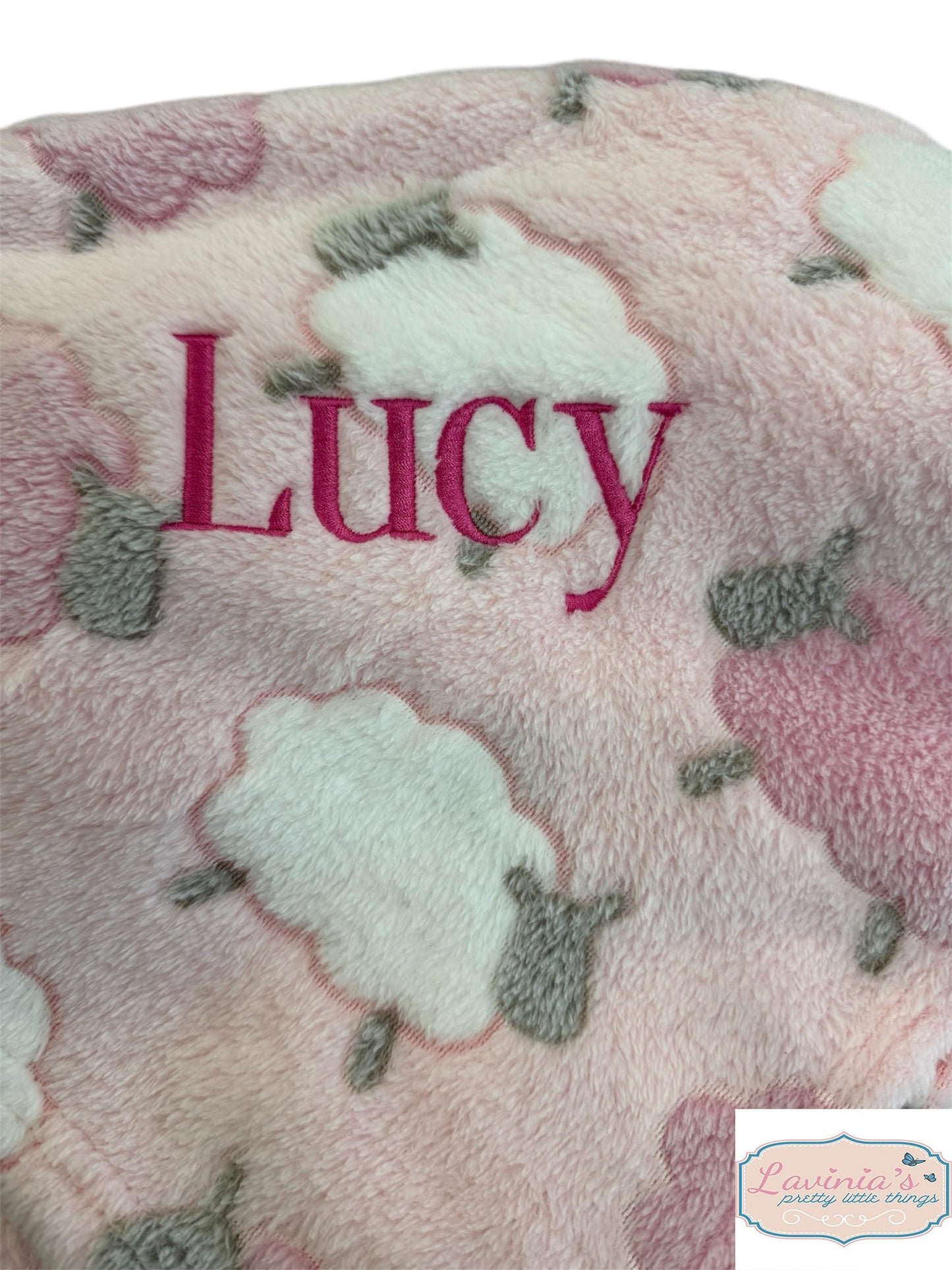 Personalised New Born Baby Blanket