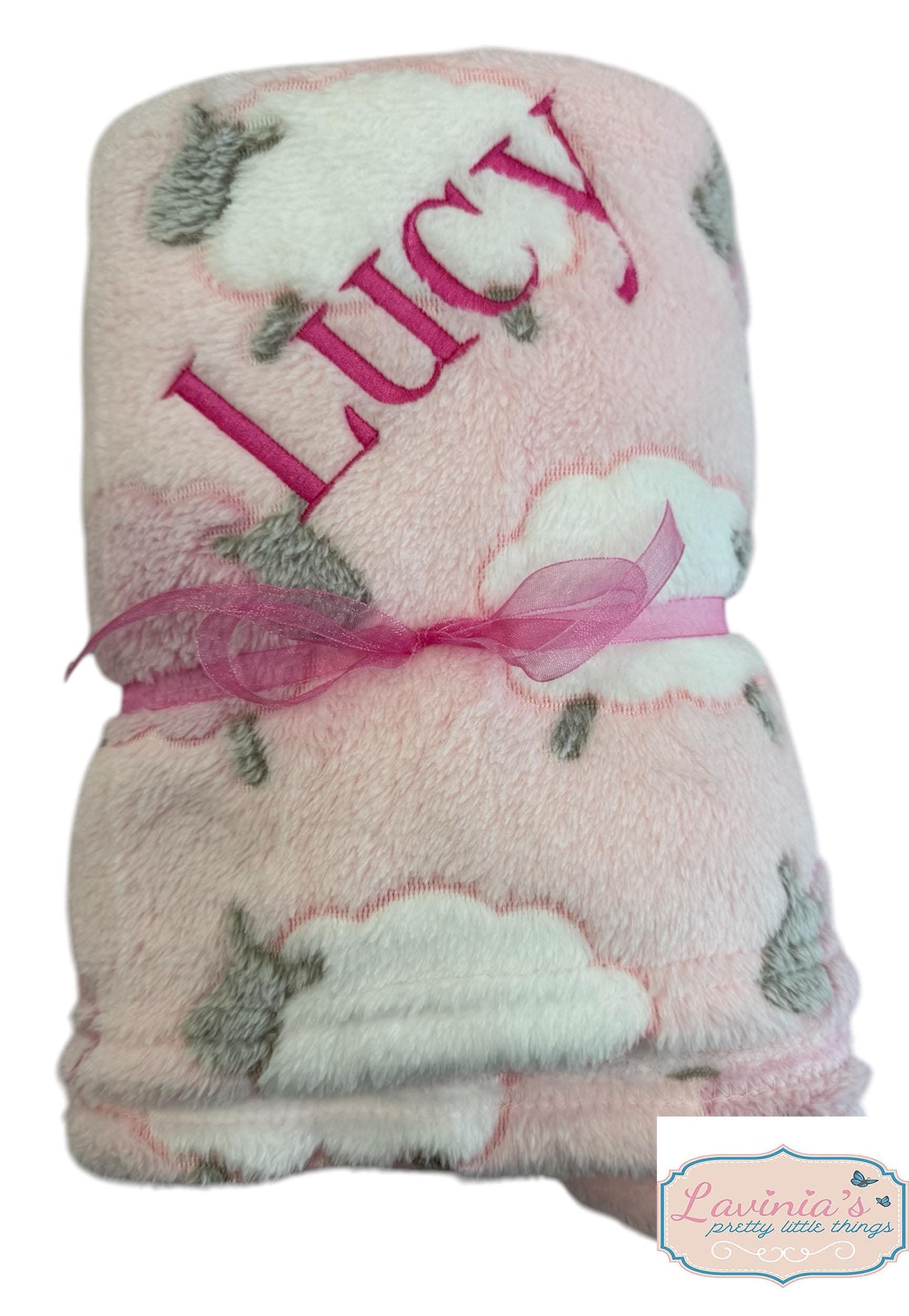 Personalised New Born Baby Blanket