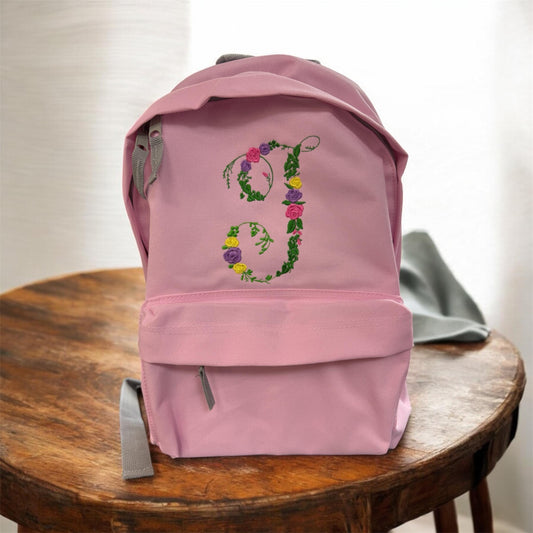 Personalised Flower Backpack with Name