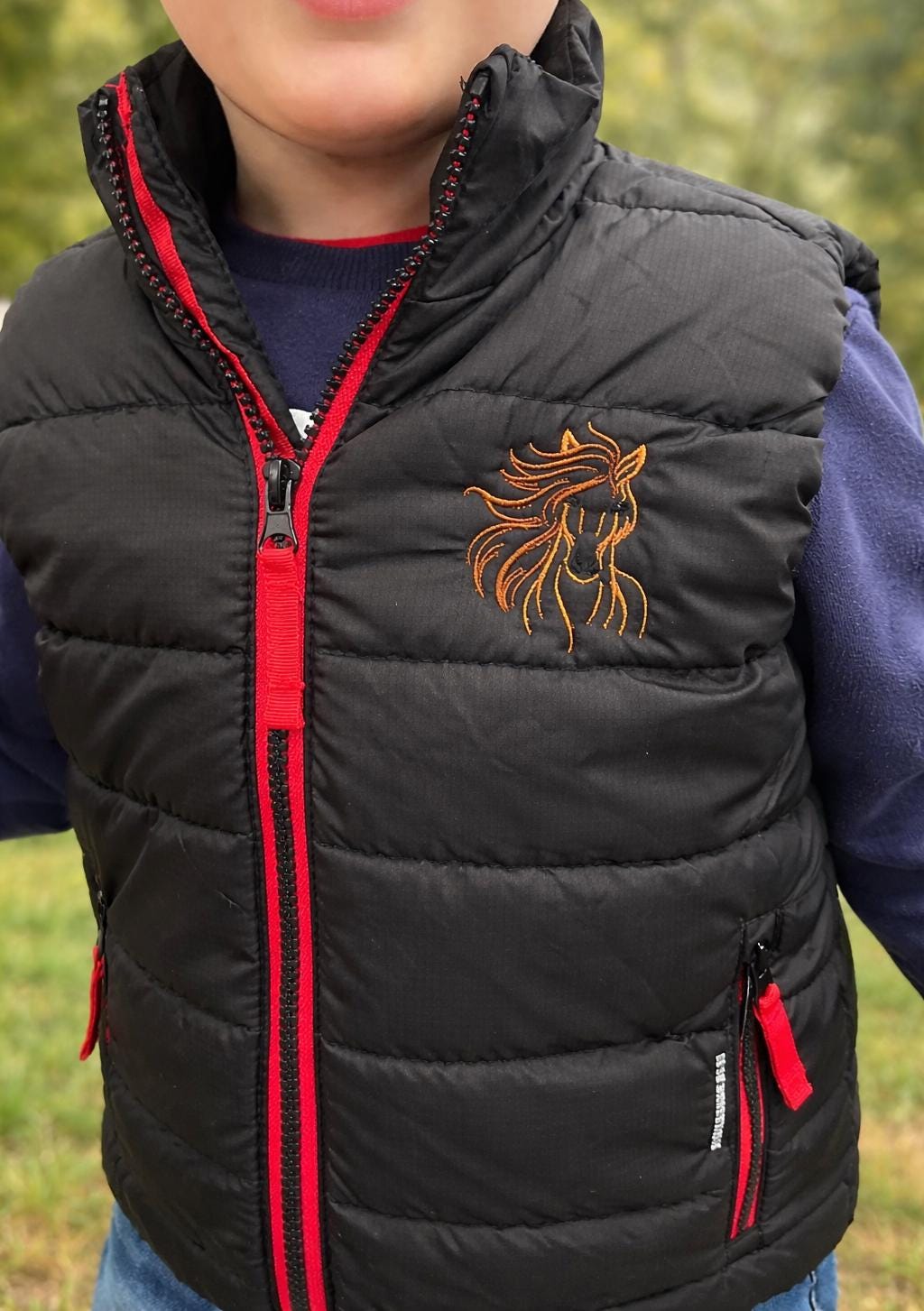 Children's pony body warmer