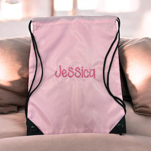 Personalised Name PE Bag Embroidered Gym Bag