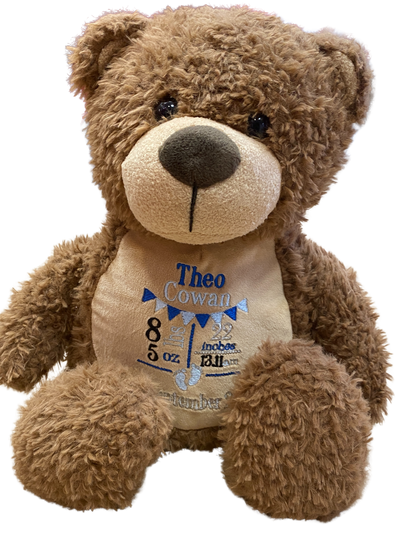 Personalised Dinosaur Birthday Teddy Bear
