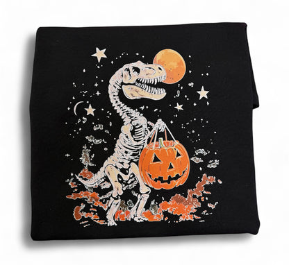 T-Rex Dinosaur Pumpkin Halloween Top
