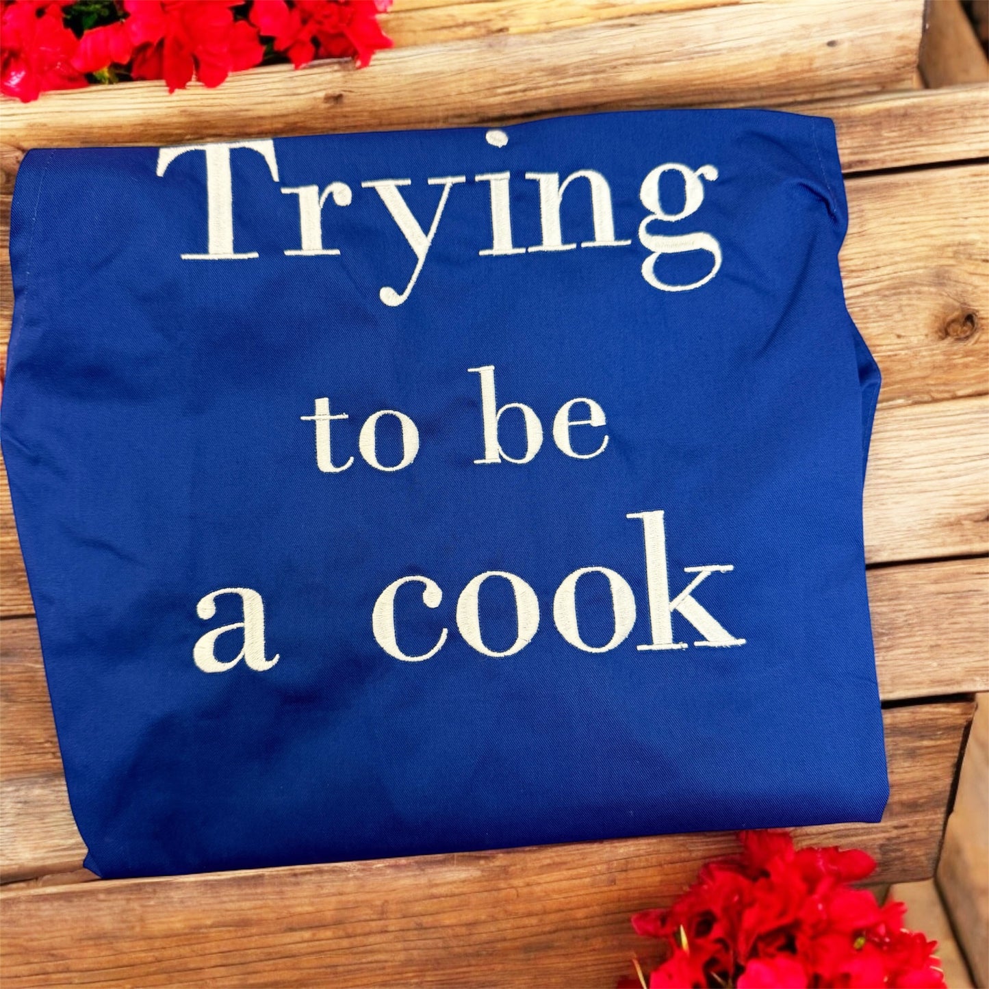 Personalised Adults Ladies Apron, Baking Apron, Cooking Apron
