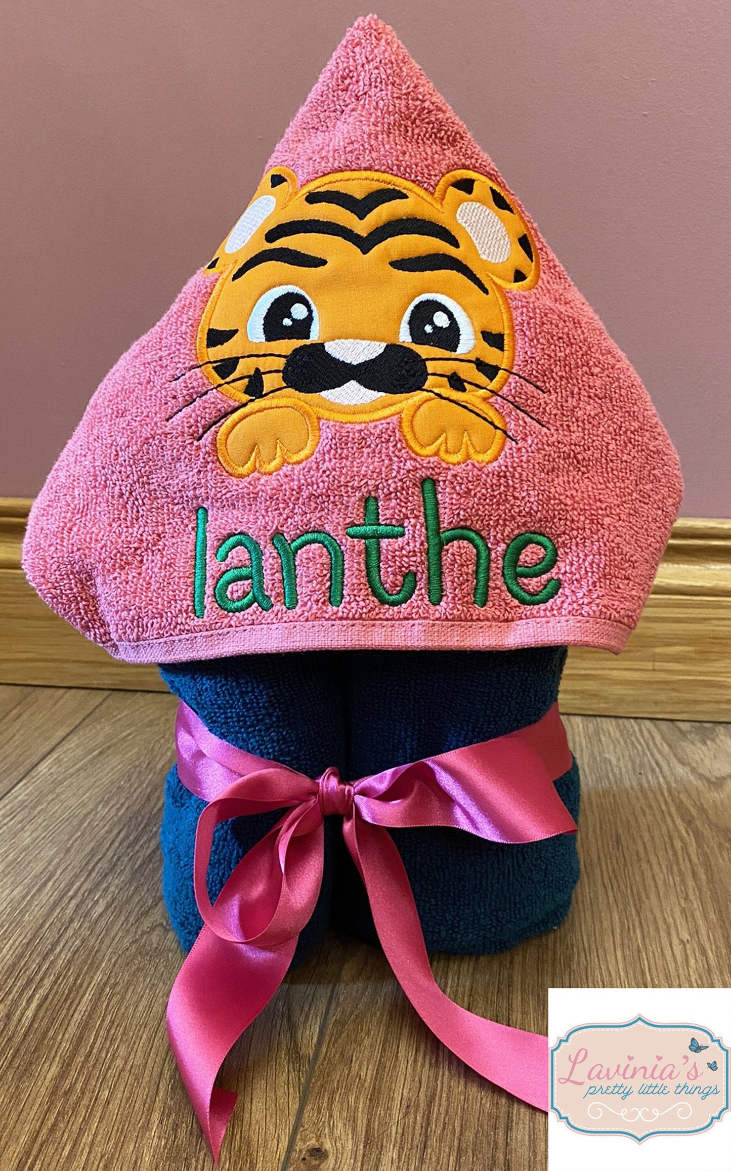 Tiger hooded towel