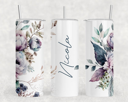 Floral tumbler