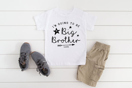 I'm going to be a big brother t-shirt