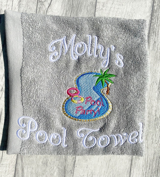 Pool party towel