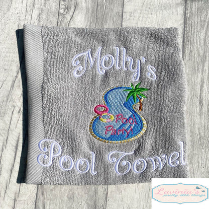 Pool party towel