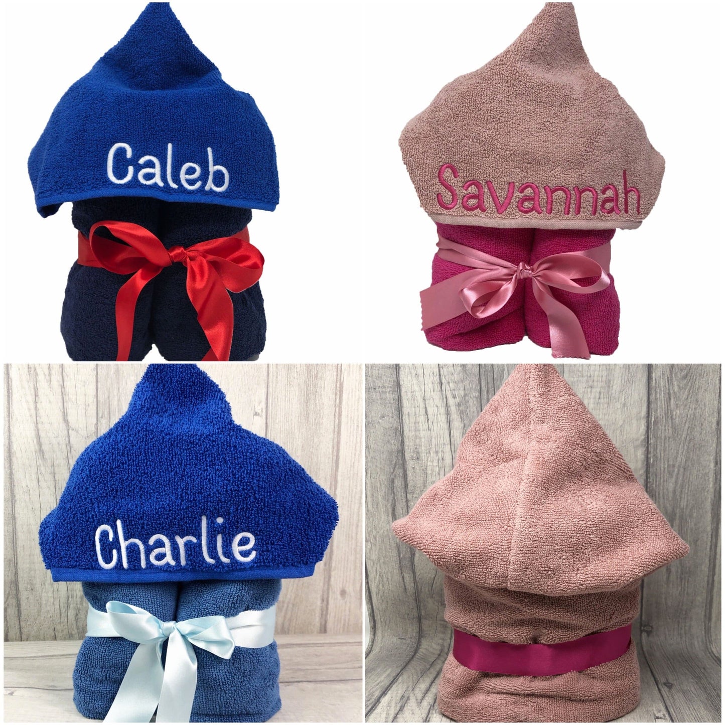 Childrens Personalised Hooded Towel