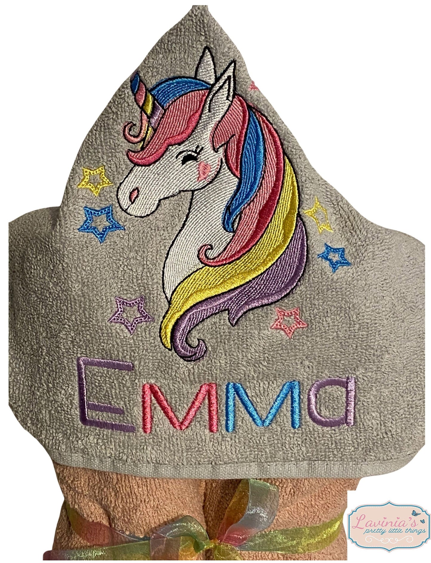 Unicorn hooded towel