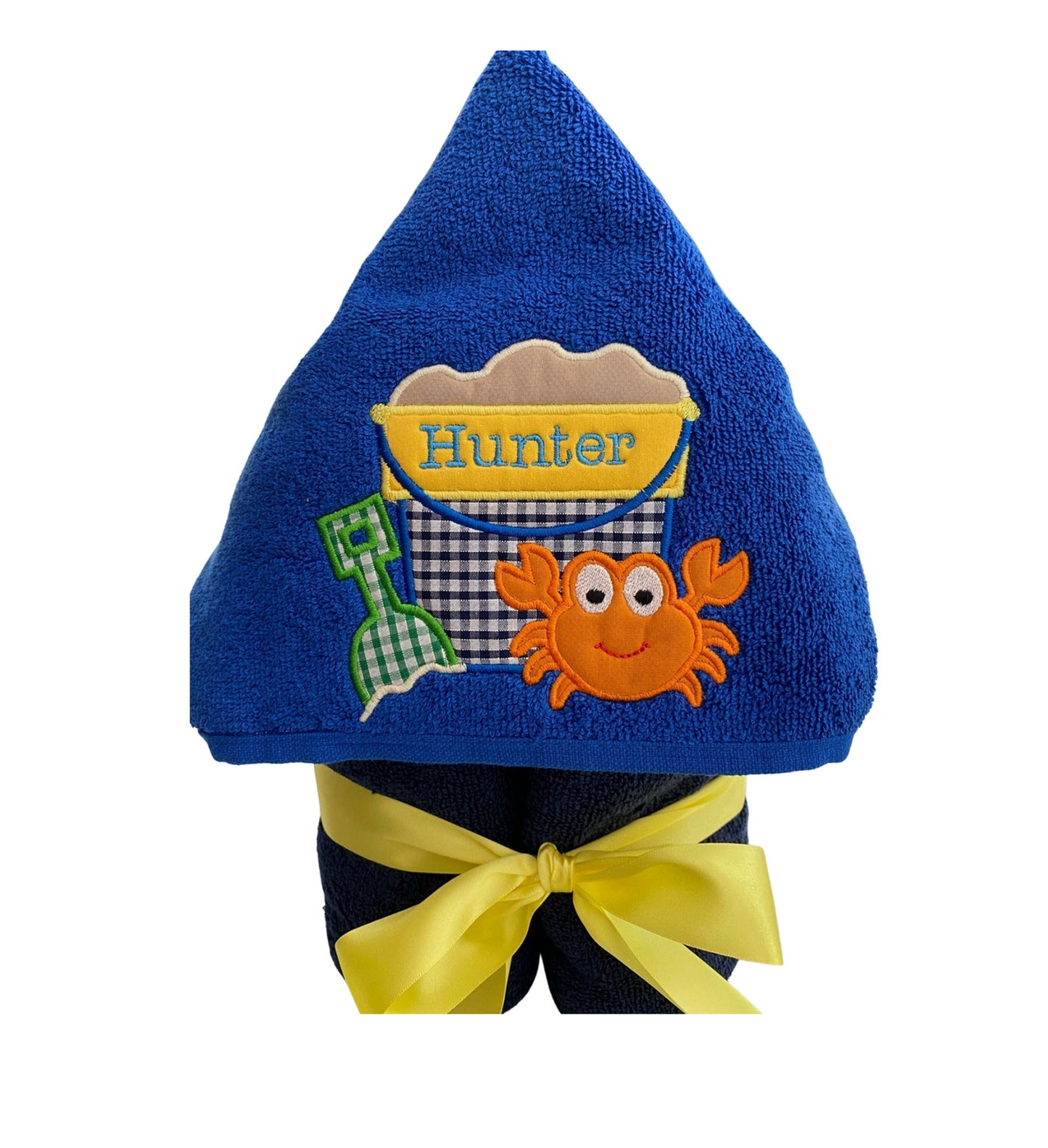 Childrens beach hooded towel