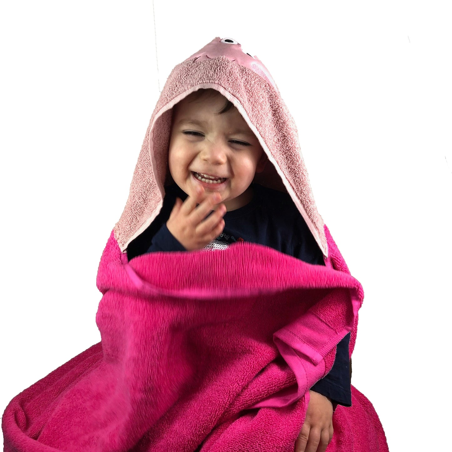 Childrens beach hooded towel