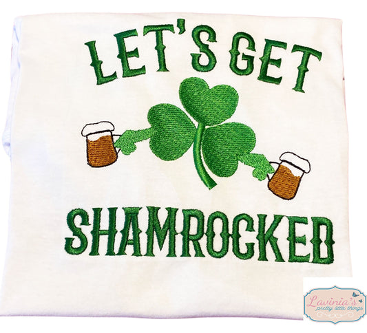 Let's get shamrocked St. Patrick's day t-shirt
