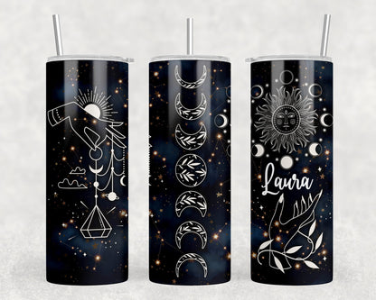 Personalised zodiac tumbler