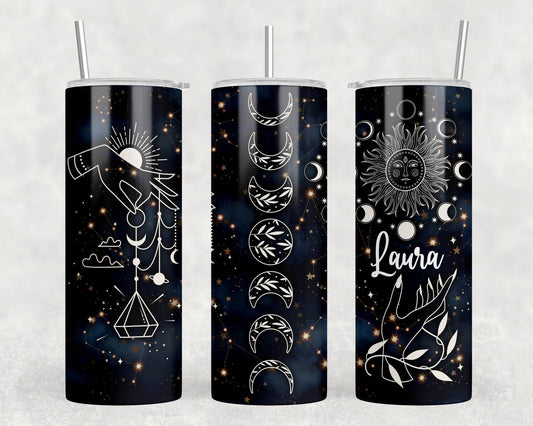 Personalised zodiac tumbler