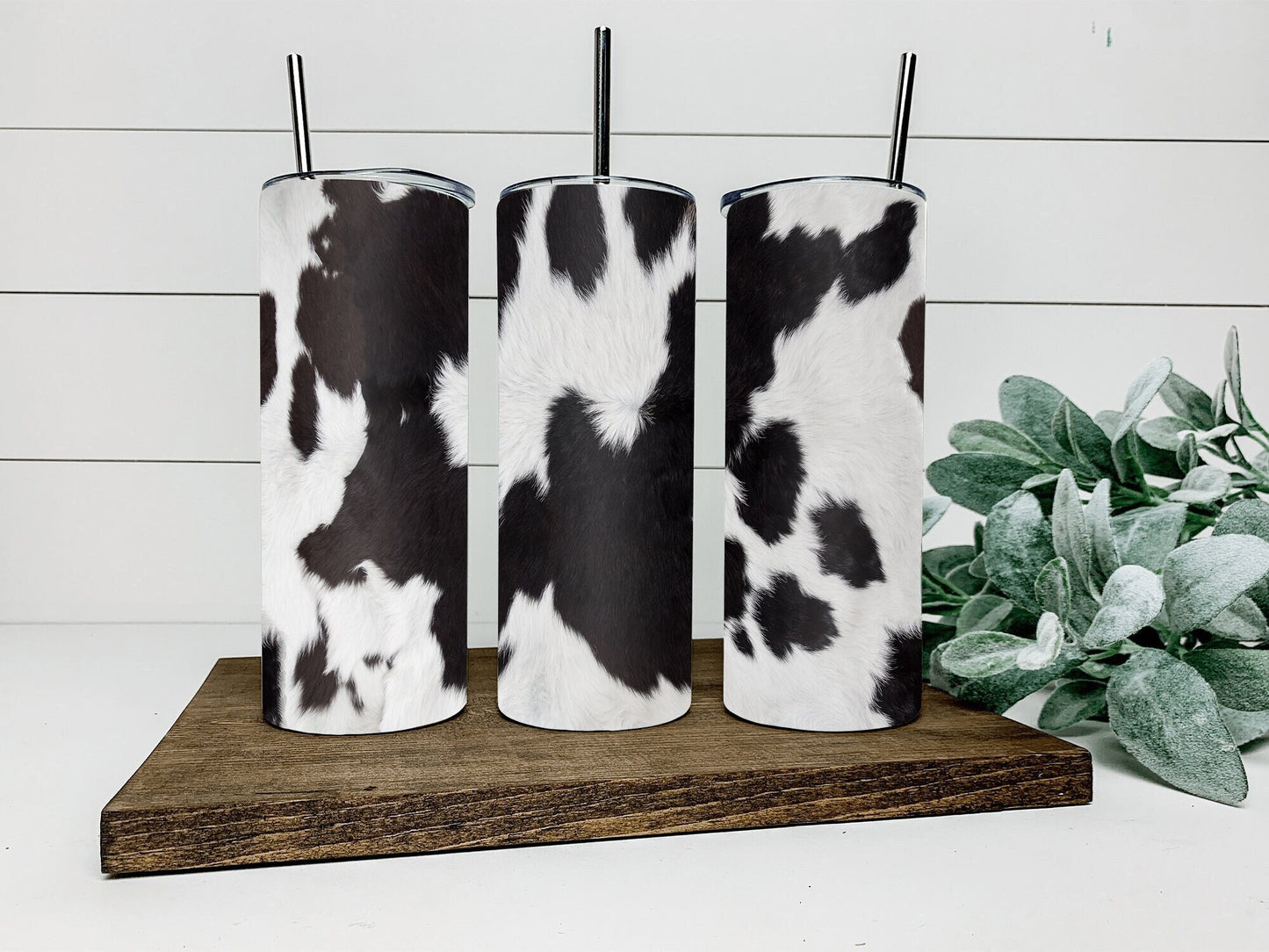 Cow Print Tumbler