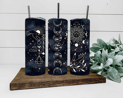 Personalised zodiac tumbler