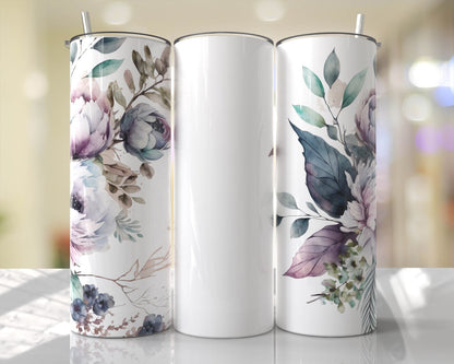 Floral tumbler