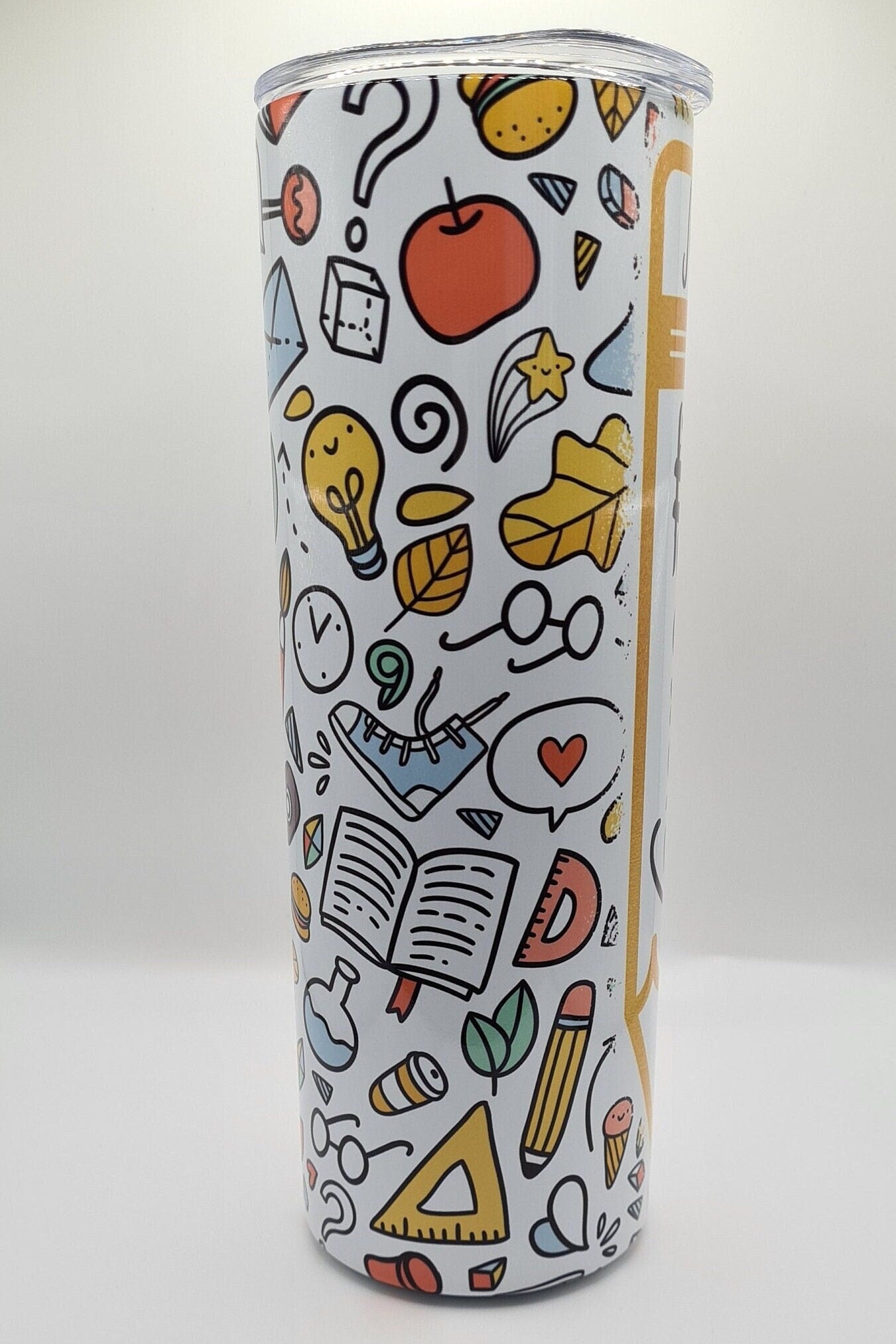 Teacher pencil tumbler